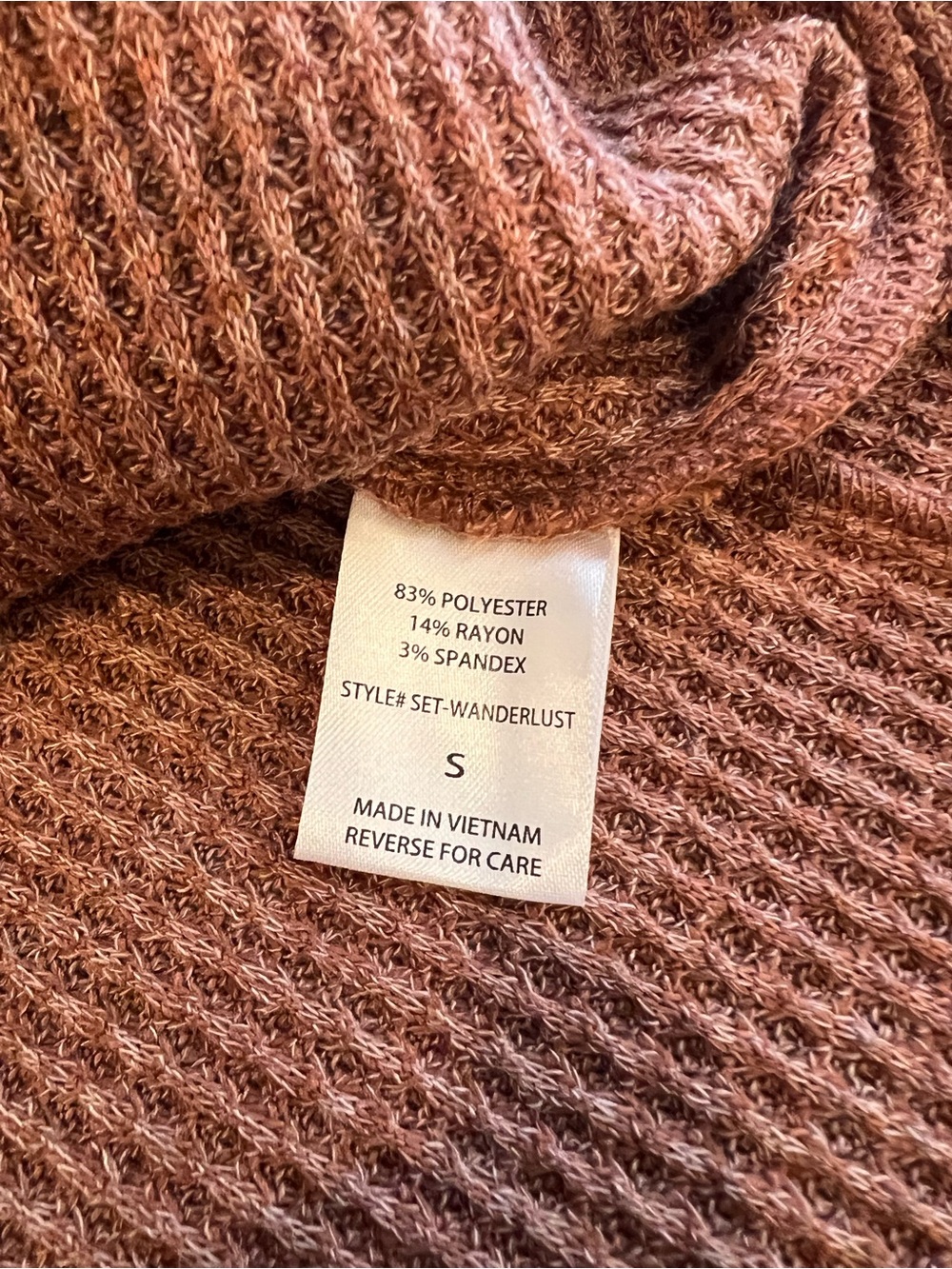 Women’s Sleeveless Maxi Dress in Rust - Picture 9 of 11